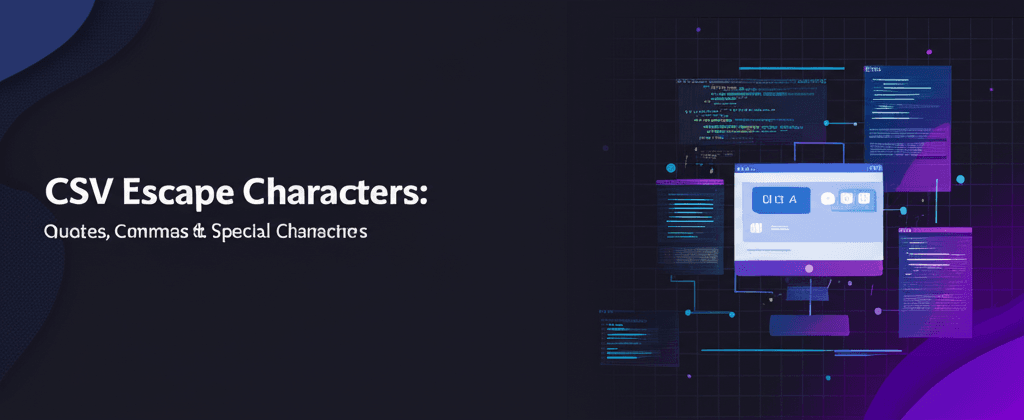 CSV escape characters: quotes, commas & special characters