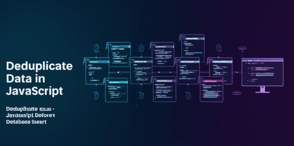 Deduplicate CSV data in JavaScript before database insert