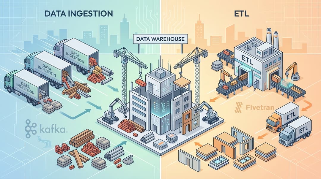 Data Ingestion vs ETL: What's the Difference? | ImportCSV